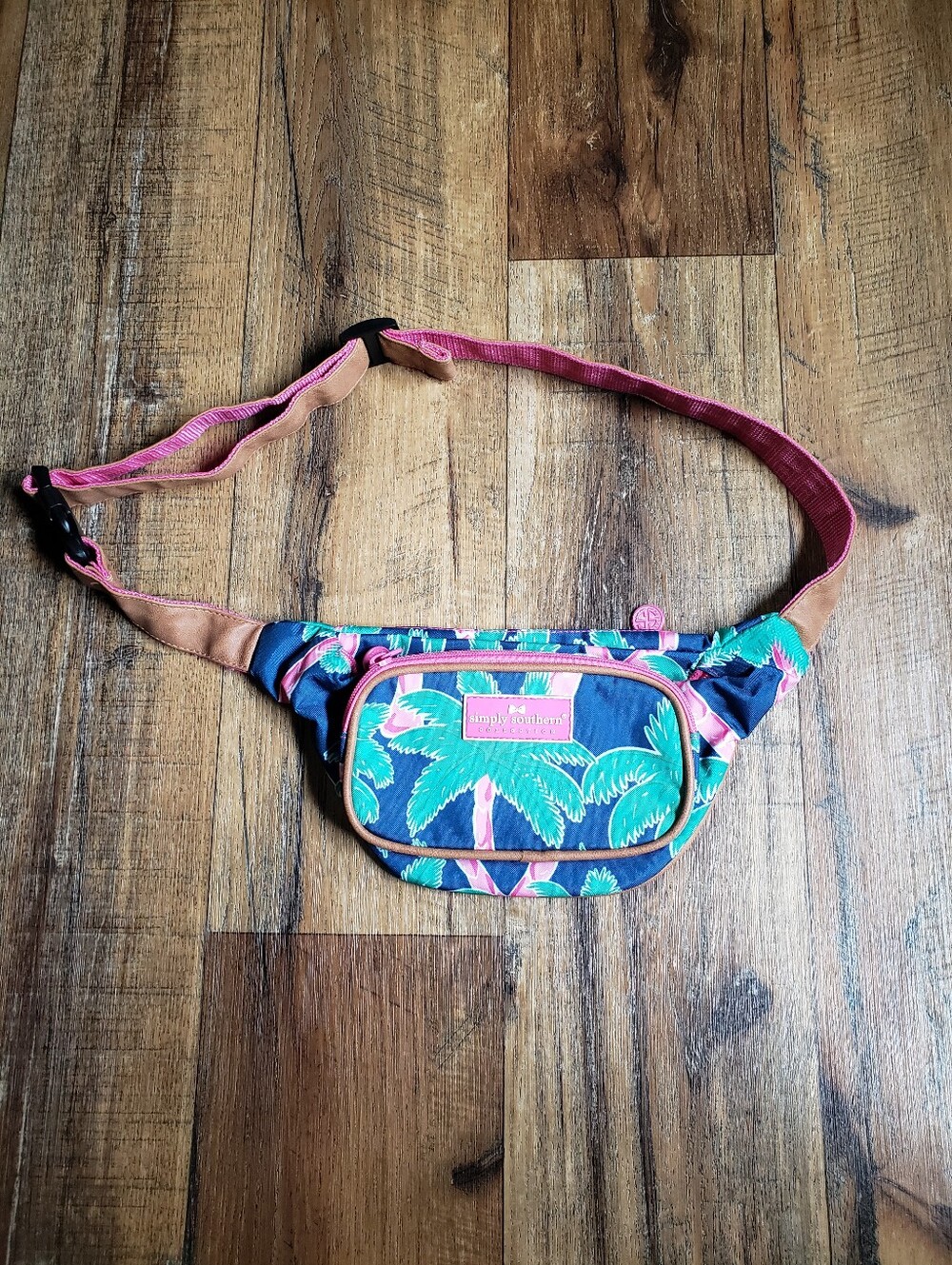 Simply Southern Tropical Palm Print Fanny Pack